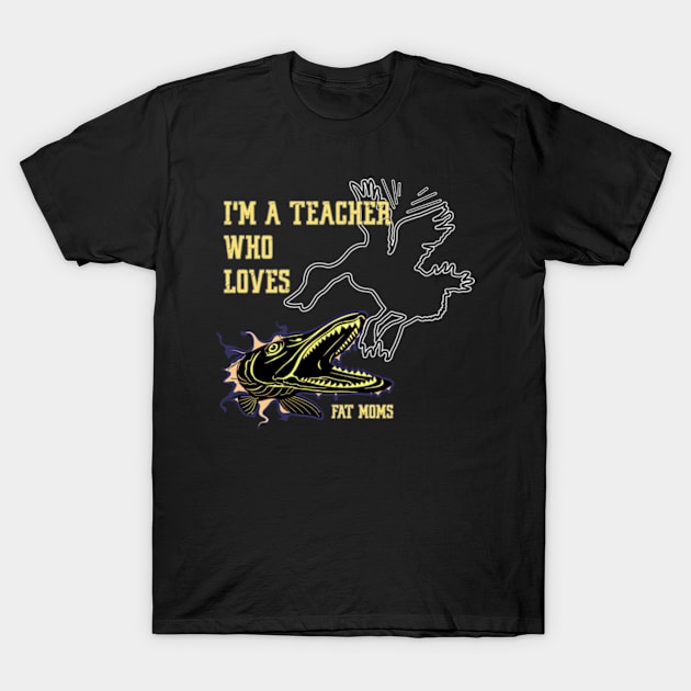 Fishing of pike duck's eater for a teacher T-Shirt by GraphGeek